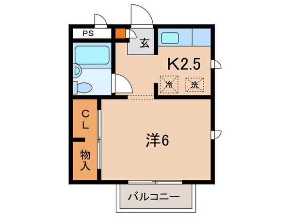 アメニティ東園田の物件間取画像